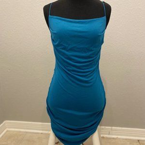 Just Quella Blue Mini Dress size 6